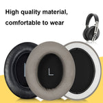 通気性フォームヘッドホンイヤーマフ バックル付き Sennheiser Momentum 3用 仕様：ブラックプロテイン、ブラックラムスキン、ゴールドプロテイン、ゴールドラムスキン