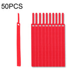 50個入り ニードル型自己粘着式データケーブルオーガナイザー カラフルバンドル 10 x 130mm, 12 x 115mm, 12 x 145mm, 15 x 200mm, 15 x 300mm