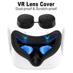 Meta Quest 2用VRシリコンアイマスク＋レンズ保護カバー＋ジョイスティックキャップ アイマスク＋レンズ保護カバー＋ジョイスティックキャップ（ピンク）、（ブラック）、（ホワイト）