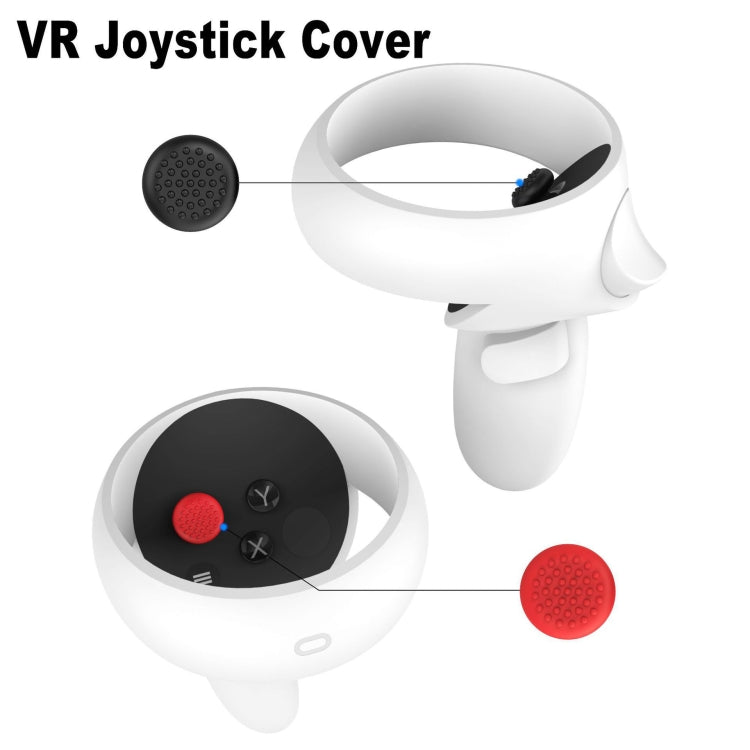 Meta Quest 2用VRシリコンアイマスク＋レンズ保護カバー＋ジョイスティックキャップ アイマスク＋レンズ保護カバー＋ジョイスティックキャップ（ピンク）、（ブラック）、（ホワイト）