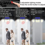 Solar Human Body Sensor Light LED Outdoor Waterproof Garden Light, Style:, Split 226LED