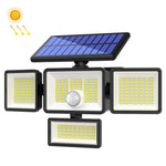 TY12101 ソーラー家庭用壁掛けライト 人体誘導ガレージ街路灯 屋外庭園ライト、208LED