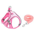 TM050 Pet Chest Strap Vest Type Breathable Reflective Traction Rope, XXXS, XXS, XS, S, M, L