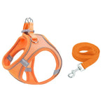 TM050 Pet Chest Strap Vest Type Breathable Reflective Traction Rope, XXXS, XXS, XS, S, M, L