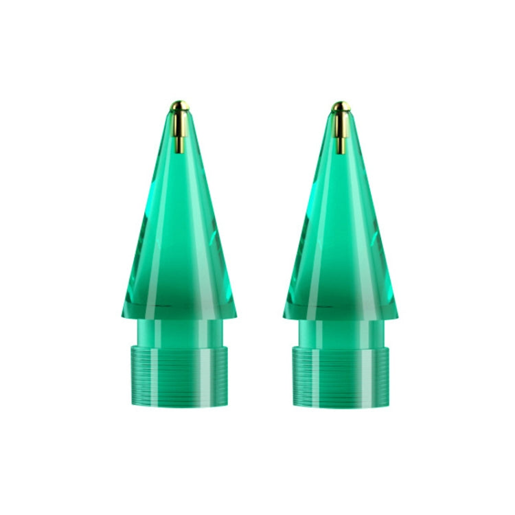 For Apple Pencil 1/2 2pcs Stylus Transparent Replacement Needle Nib, Spec:, Extended (Red), Extended (Blue), Extended (Green), Extended (Pink), Extended (Gray), Extended (Gold), Extended (Purple), Round (Red), Round (Blue), Round (Green), Round (Pink) ...