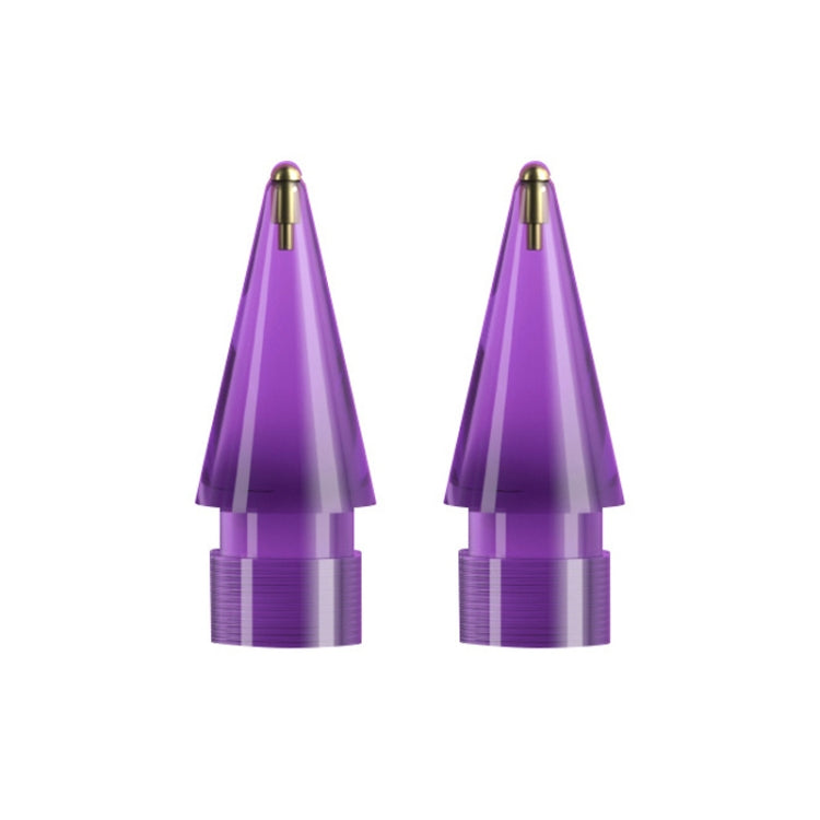 For Apple Pencil 1/2 2pcs Stylus Transparent Replacement Needle Nib, Spec:, Extended (Red), Extended (Blue), Extended (Green), Extended (Pink), Extended (Gray), Extended (Gold), Extended (Purple), Round (Red), Round (Blue), Round (Green), Round (Pink) ...