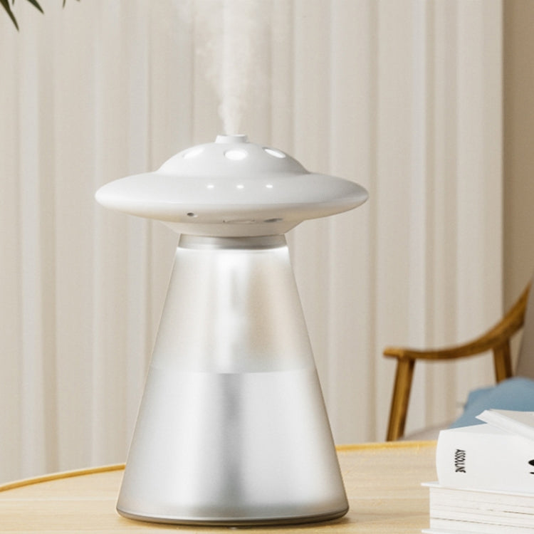 FX-041 USB充電 UFO型ナイトライト加湿器、アイボリーホワイト、オーシャングリーン、ライトブルー