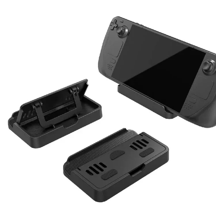 PGTECH Steam Deck 調節可能 折りたたみコンソールスタンド + トラックパッドステッカーセット, PGTECH コンソールスタンド + トラックパッドステッカー