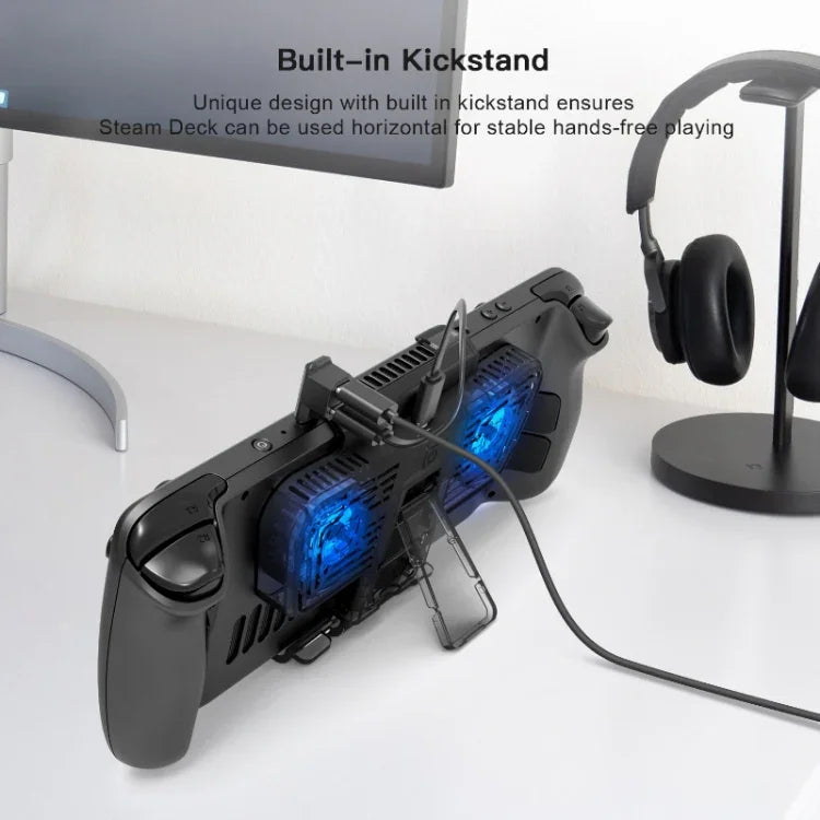 JYS Steam Deck/Switch/OLED ゲームコンソール用冷却ファン ブラケット付き, JYS-SD006