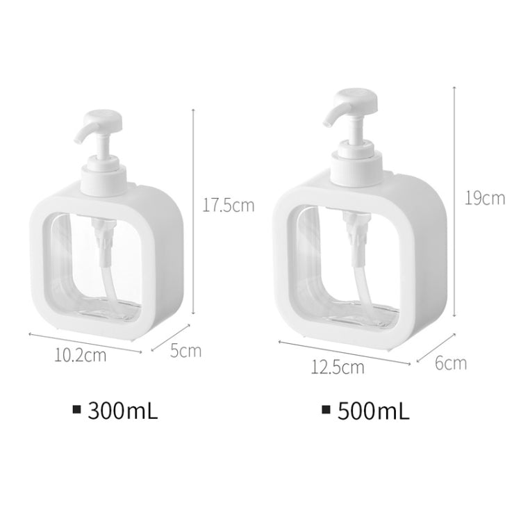 透明ハンドサニタイザースプリットボトル プラスチックプレス式乳液ボトル 300ml 500ml