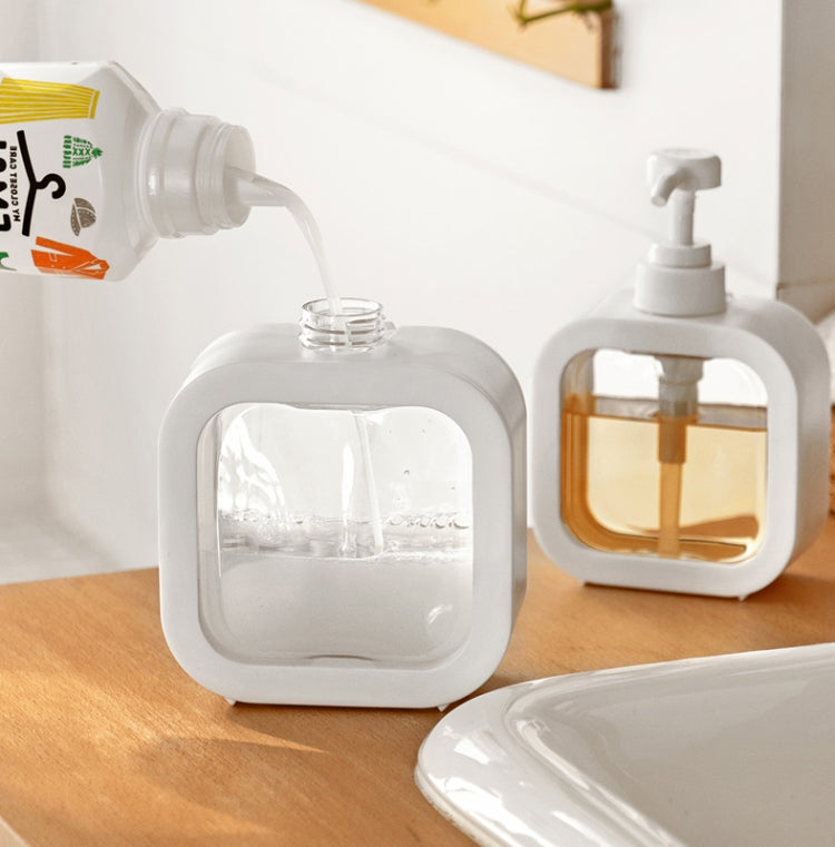 透明ハンドサニタイザースプリットボトル プラスチックプレス式乳液ボトル 300ml 500ml