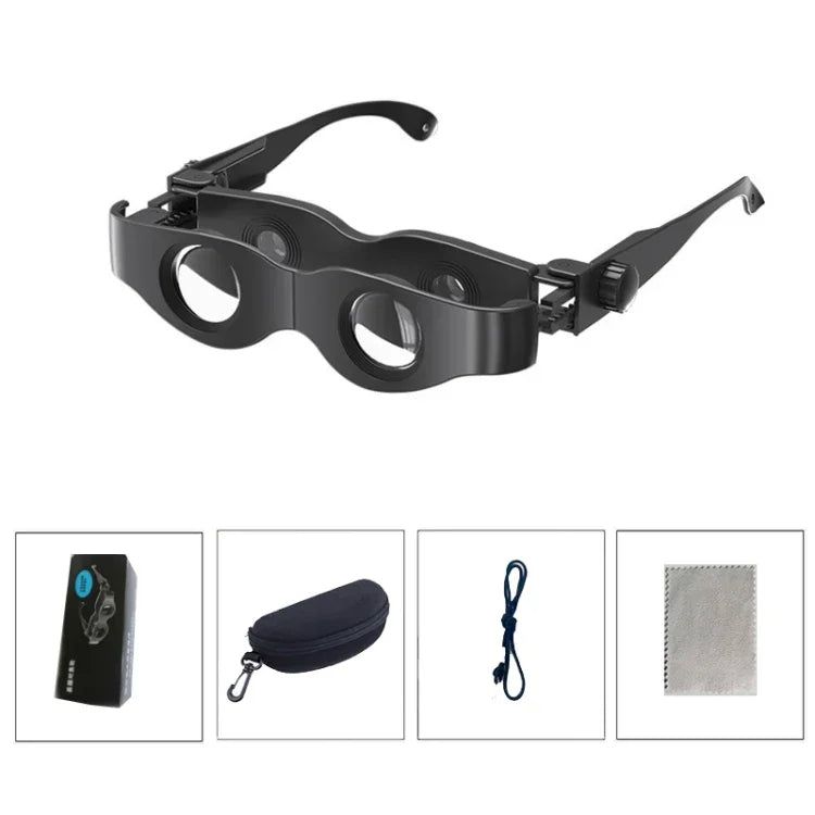 DM0125 3倍釣り用双眼鏡 調節可能フォーカス ガラスタイプ双眼鏡 ハードカバー付き グレー偏光レンズ付き イエロー偏光レンズ付き レッド偏光レンズ付き グレー＋イエロー レンズ付き 三色レンズ付き