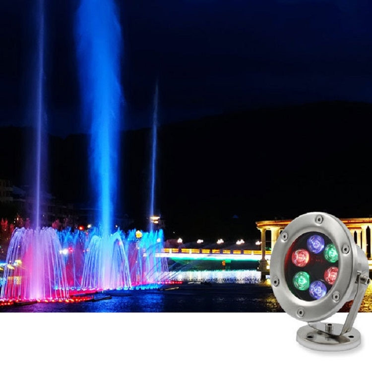 LED水中ライト プール魚池噴水防水景観ライト、36W