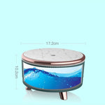 超音波アロマディフューザー加湿器 エッセンシャルオイルディフューザー、USプラグ、EUプラグ、UKプラグ、AUプラグ