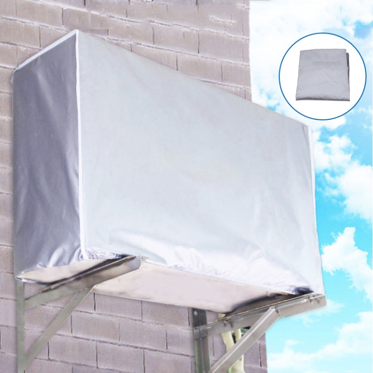 屋外エアコンカバー防水防塵カバー雨よけカバー、サイズ：S 80 x 28 x 54cm、M 86 x 30 x 56cm、L 95 x 40 x 73cm、XL 100 x 41 x 80cm