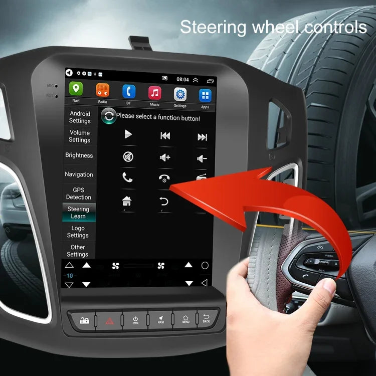 フォード フォーカス用 9.7インチ Android WiFi 車載統合機、スタイル：標準、標準＋4ライトカメラ、標準＋12ライトカメラ