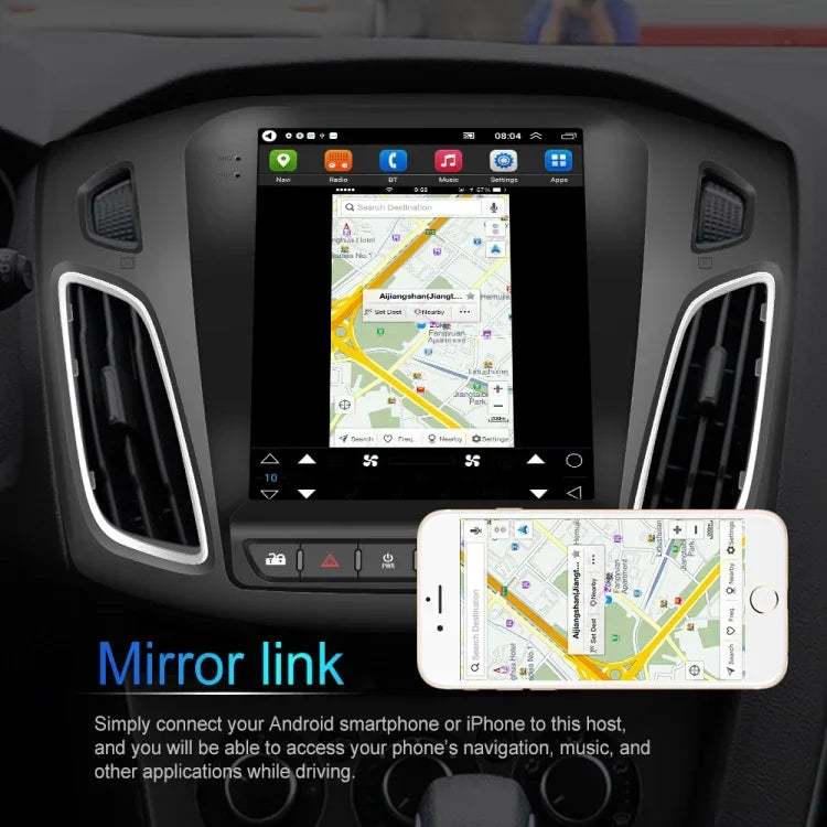フォード フォーカス用 9.7インチ Android WiFi 車載統合機、スタイル：標準、標準＋4ライトカメラ、標準＋12ライトカメラ