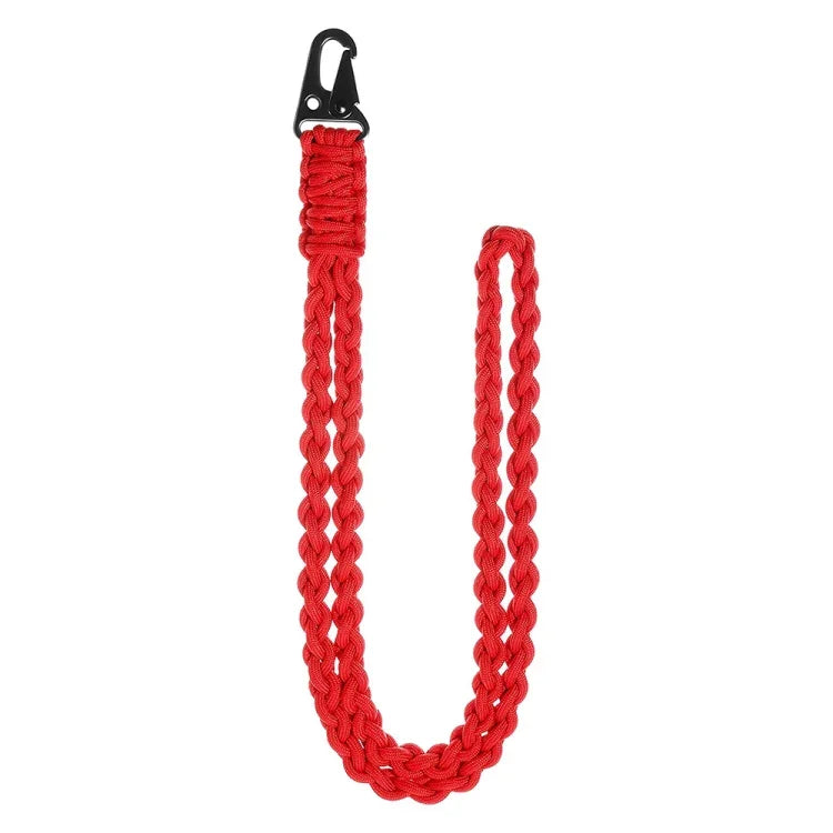 QD-258 Outdoor Multifunctional Hand-woven Metal Buckle Paratroopers Ropes Lanyard, QD-258 Paratroopers Ropes(Red), QD-258 Paratroopers Ropes(Black), QD-258 Paratroopers Ropes(Dark Blue)