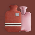 大型耐爆水注入PVC湯たんぽ 仕様：1000ml（レザーピンク）、1000ml（オレンジ）、1000ml（ライトグレー）、1000ml（ダークグレー）、1000ml（ネイビーブルー）、1000ml（スカイブルー）、2000ml（レザーピンク）、2000ml（オレンジ）、2000ml（ライトグレー）
