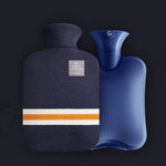 大型耐爆水注入PVC湯たんぽ 仕様：1000ml（レザーピンク）、1000ml（オレンジ）、1000ml（ライトグレー）、1000ml（ダークグレー）、1000ml（ネイビーブルー）、1000ml（スカイブルー）、2000ml（レザーピンク）、2000ml（オレンジ）、2000ml（ライトグレー）