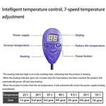 12V低電圧多機能暖かいペット用ヒーティングパッド ペット用電気毛布、65x40cm コーヒー色