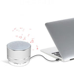 ミニメタルワイヤレスBluetoothスピーカー