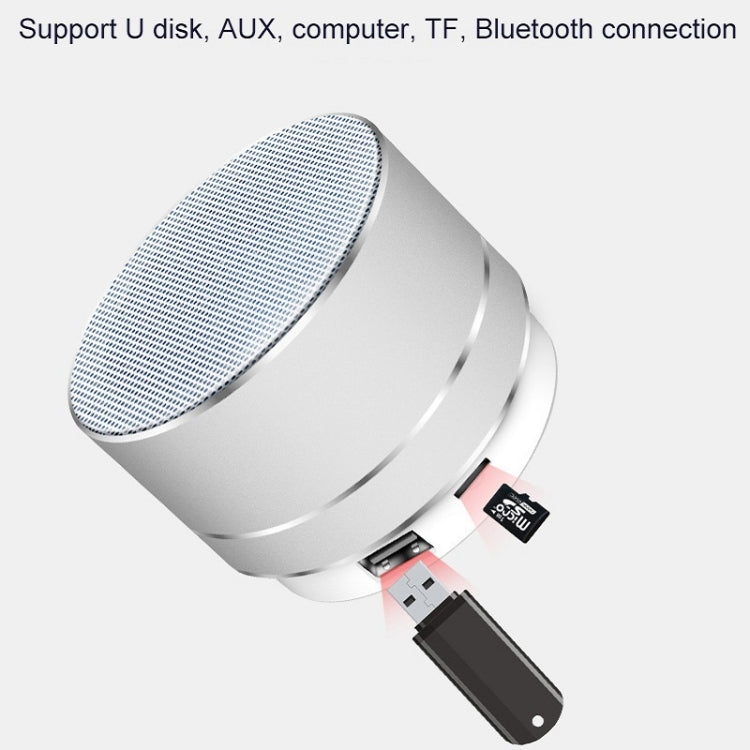 ミニメタルワイヤレスBluetoothスピーカー