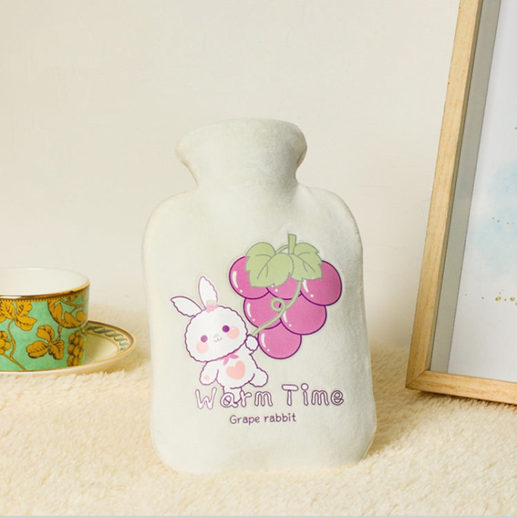 キャラクターベルベットカバー 厚手耐爆PVC水入り湯たんぽ 500ML ミルキーホワイト、1000ML ミルキーホワイト、2000ML ミルキーホワイト、500ML ライトグリーン、1000ML ライトグリーン、2000ML ライトグリーン、500ML イエロー、1000ML イエロー、2000ML イエロー
