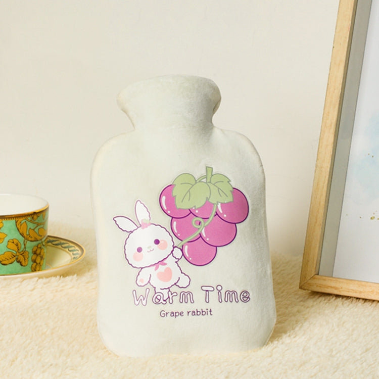 キャラクターベルベットカバー 厚手耐爆PVC水入り湯たんぽ 500ML ミルキーホワイト、1000ML ミルキーホワイト、2000ML ミルキーホワイト、500ML ライトグリーン、1000ML ライトグリーン、2000ML ライトグリーン、500ML イエロー、1000ML イエロー、2000ML イエロー
