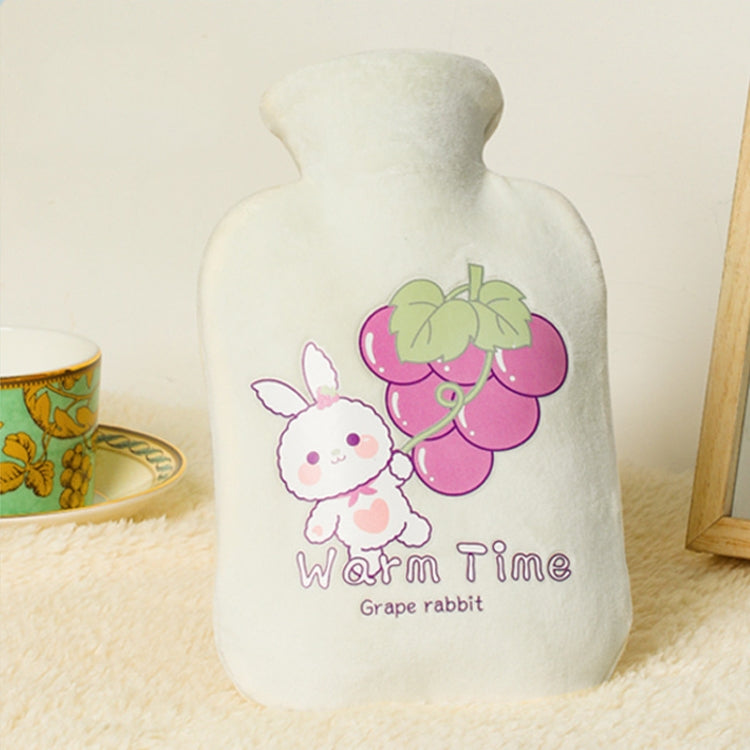 キャラクターベルベットカバー 厚手耐爆PVC水入り湯たんぽ 500ML ミルキーホワイト、1000ML ミルキーホワイト、2000ML ミルキーホワイト、500ML ライトグリーン、1000ML ライトグリーン、2000ML ライトグリーン、500ML イエロー、1000ML イエロー、2000ML イエロー