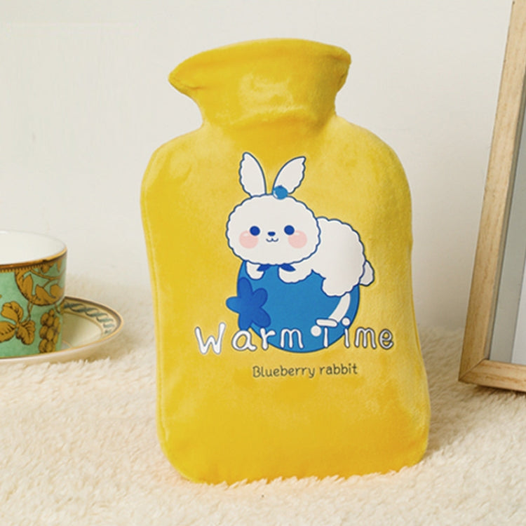 キャラクターベルベットカバー 厚手耐爆PVC水入り湯たんぽ 500ML ミルキーホワイト、1000ML ミルキーホワイト、2000ML ミルキーホワイト、500ML ライトグリーン、1000ML ライトグリーン、2000ML ライトグリーン、500ML イエロー、1000ML イエロー、2000ML イエロー