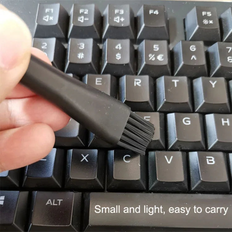 2セット静電気防止ブラシ 携帯用ハンドル付きキーボードクリーニングブラシキット 5イン1