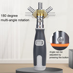 2050C ポータブル10イン1隠しビット多角度ラチェットコーナードライバーセット, 10イン1オレンジ, 10イン1グレー