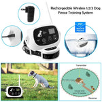 KD-661 500m ワイヤレス電動犬用ペットフェンスショックカラー、仕様: 一匹用、二匹用、三匹用