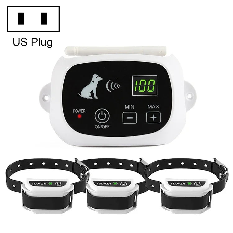 KD-661 500m ワイヤレス電動犬用ペットフェンスショックカラー、仕様: 一匹用、二匹用、三匹用