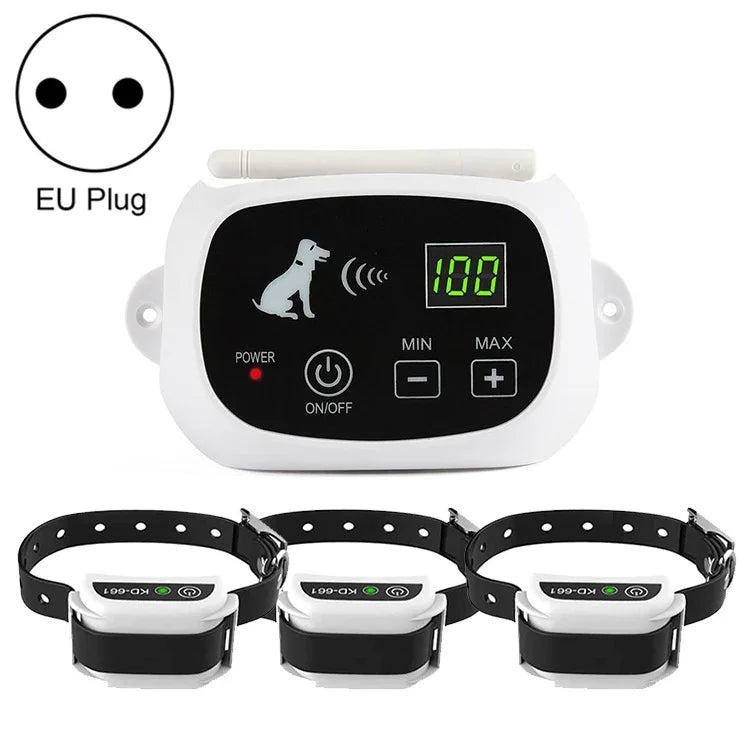 KD-661 500m ワイヤレス電動犬用ペットフェンスショックカラー、仕様: 一匹用、二匹用、三匹用