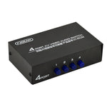 FJGEAR FJ-401AV ロータスヘッドインターフェース 4方向 AV オーディオ・ビデオスイッチャー、FJ-401AV