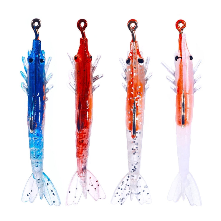 HENGJIA SO077 6cm 3g 鉛巻きエビソフトルアー シーバス用フェイクルアー、SO077 1、SO077 2、SO077 3、SO077 4
