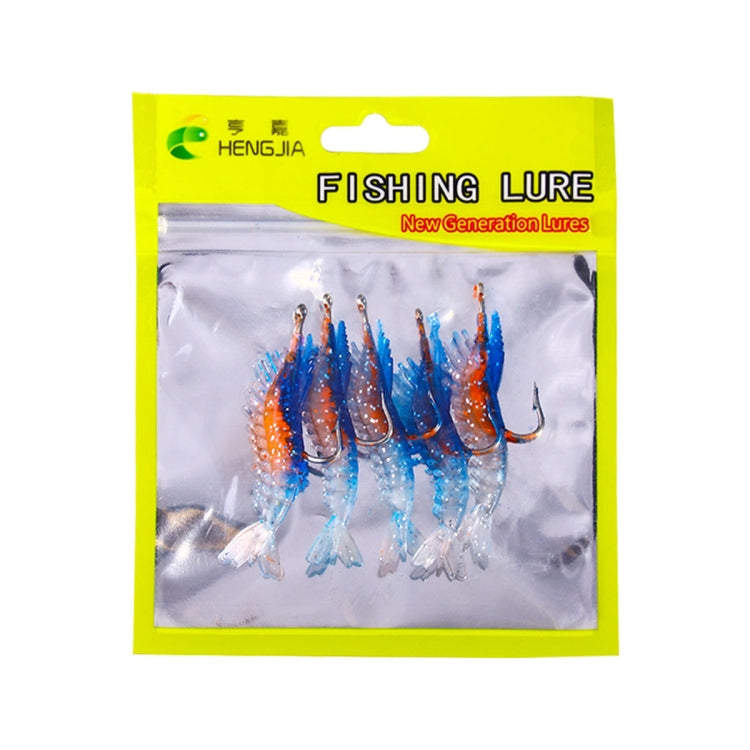 HENGJIA SO077 6cm 3g 鉛巻きエビソフトルアー シーバス用フェイクルアー、SO077 1、SO077 2、SO077 3、SO077 4