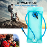 2Lアウトドア飲料水バッグ 環境保護スポーツライディング折りたたみ水バッグ、プリント2L、スイッチ2L