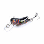 LB119 昆虫バッタバイオニックベイト 塗装プラスチックハードベイト、LB119 1、LB119 2、LB119 3、LB119 4