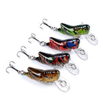 LB119 昆虫バッタバイオニックベイト 塗装プラスチックハードベイト、LB119 1、LB119 2、LB119 3、LB119 4