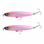 2個セット CH79 ハードベイト ロングキャスティングシンキングペンシルフェイクルアー、仕様：8cm 10g、8cm 14g、10.4cm 18g