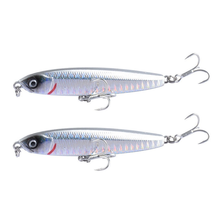 2個セット CH79 ハードベイト ロングキャスティングシンキングペンシルフェイクルアー、仕様：8cm 10g、8cm 14g、10.4cm 18g