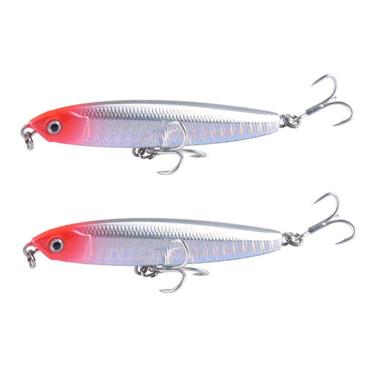2個セット CH79 ハードベイト ロングキャスティングシンキングペンシルフェイクルアー、仕様：8cm 10g、8cm 14g、10.4cm 18g