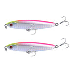 2個セット CH79 ハードベイト ロングキャスティングシンキングペンシルフェイクルアー、仕様：8cm 10g、8cm 14g、10.4cm 18g