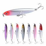 2個セット CH79 ハードベイト ロングキャスティングシンキングペンシルフェイクルアー、仕様：8cm 10g、8cm 14g、10.4cm 18g