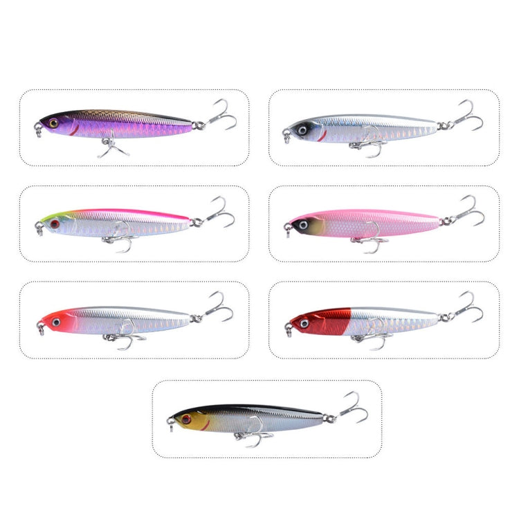 2個セット CH79 ハードベイト ロングキャスティングシンキングペンシルフェイクルアー、仕様：8cm 10g、8cm 14g、10.4cm 18g