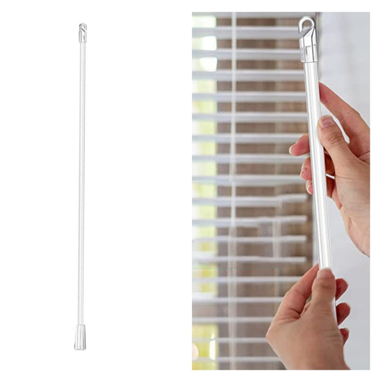 ブラインドアクリル透明ロッド ライトロッドフックハンドル付き、サイズ：24インチ、12インチアクリル透明ロッド、17インチアクリル透明ロッド、24インチアクリル透明ロッド