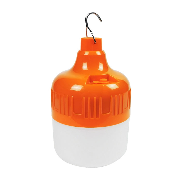 AB26 USB充電式LED電球 夜市屋台ライト 屋外キャンプ用吊り下げランプ、出力：30W（ホワイト）、60W（ホワイト）、80W（ホワイト）、100W（ホワイト）、200W（ホワイト）、300W（ホワイト）、80W（オレンジ）、100W（オレンジ）、200W（オレンジ）、300W（オレンジ）